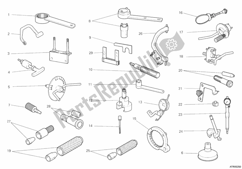 All parts for the Workshop Service Tools, Engine of the Ducati Monster 795 Thailand 2012